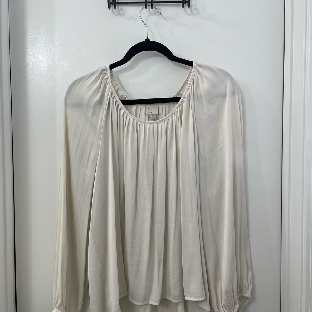 a new day Cream Women's Blouse